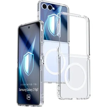 Pouzdro na mobilní telefon 3mk Clear Case pro Samsung Galaxy Z Flip 7 transparentní