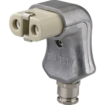 Elektrická zásuvka Kalthoff 840014 IEC konektor C15/C16 344 zásuvka, zahnutá Počet kontaktů: 2 plus PE 16 A hliník 1 ks