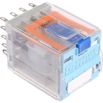 Relé Relé s blokováním 3PDT Zástrčka 24V dc pro elektrické aplikace 10 A