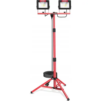 LED stavební reflektor se stativem Hychika 2 x 60 W