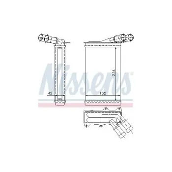 Auto-moto Výměník tepla NISSENS 71156