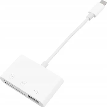 Příslušenství pro datový nosič USB OTG ADAPTÉR 3v1 TF/SD ČTEČKA KARET USB USB-C PRO TELEFONY