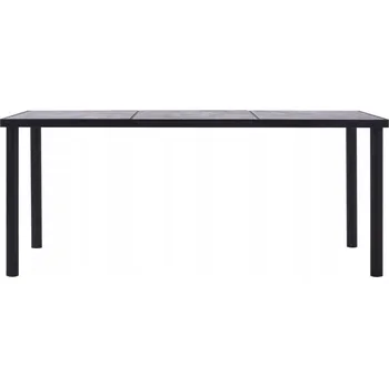 Jídelní stůl Jídelní stůl, černý a betonově šedý, 200x100x75 cm, MDF