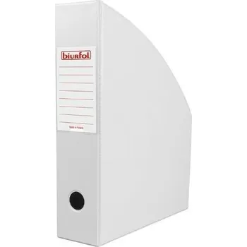 BÍLÝ ZÁSOBNÍK NA DOKUMENTY 7 CM, BIURFOL