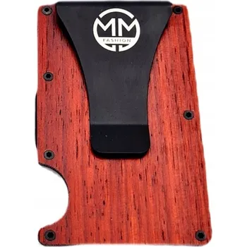 Peněženka MODERN MAN hnědá peněženka MAHOŃ pouzdro na karty - muž