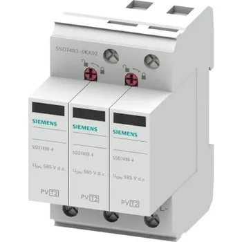 Přepěťová ochrana Svodič přepětí, řada: 5SD7483 1fázová 40kA 3.7kV Lišta DIN