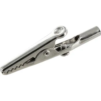 Autobaterie econ connect AK40M krokodýlí klip stříbrná Upínací rozsah max.: 10 mm 1 ks Bulk