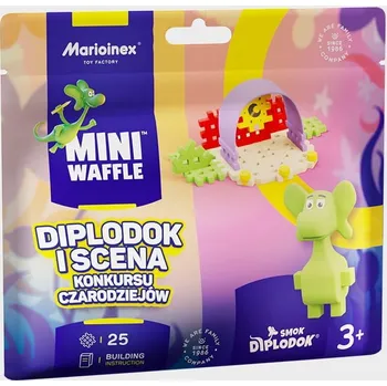ostatní stavebnice Marioinex Diplodok a Scéna kouzelníků stavebnice vafle mini stavebnice 25 dílků
