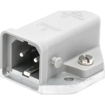 Elektrická zásuvka Síťový konektor, řada: ST Zásuvka, Povrchová montáž, Samec, formát pólů: 2P, orientace těla: přímý, 16A, 250 V AC/DC
