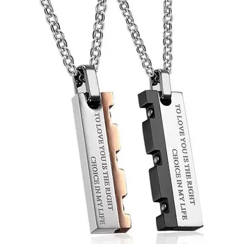 Přívěsek Ocelové přívěsky pro dva Love Sticks - Model BEZ ŘETÍZKŮ (pouze přívěsky)