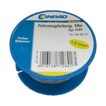 elektrický kabel Conrad Components 606241 kabel pro automotive, FLRY-B, 1 x 1.50 mm², černá, 10 m