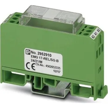 Relé Phoenix Contact EMG 17-REL/SG-B 24/21/M reléový modul, 24 V/DC, 6 A, 1 přepínací kontakt, 1 ks