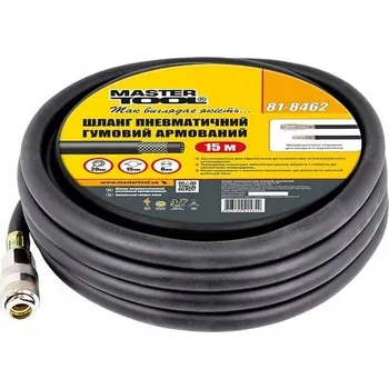 Příslušenství ke kompresoru Gumová vzduchová hadice 20 bar 8*15 mm 15 m, rychlý konektor