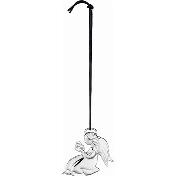 Vánoční dekorace Rosendahl, Ozdoba na vánoční stromek Karen Blixen Angel With Flowers stříbrná - Formadore