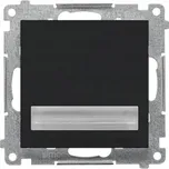 LED schodišťové svítidlo 230V, studená bílá, matná černá, Simon 55 - TOS5K.01/149