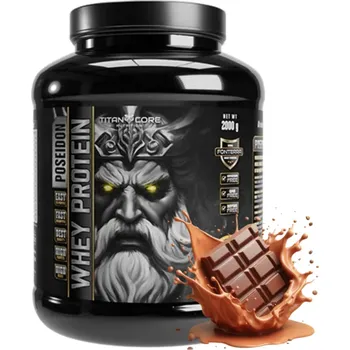 Protein Titan Core Poseidon Whey Protein 2000g protein s čokoládovou příchutí WPC