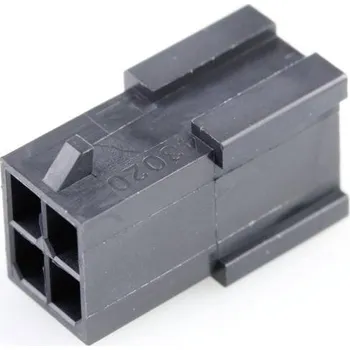 Elektrický konektor Molex zásuvkový konektor na kabel 4, rozteč 3 mm, 430200411, 1 ks Bag