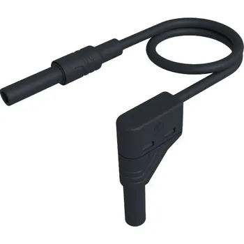 Měřicí kabel SKS Hirschmann MAL S WG-B 100/2,5 sw bezpečnostní měřicí kabely 4mm bezpečnostní zástrčka 4mm bezpečnostní zástrčka 100 cm černá 1 ks