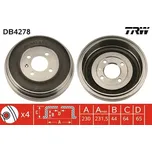 Brzdový buben LUCAS DB4278