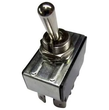 vypínač TRU COMPONENTS 1587675 TC-R13-28F-01 páčkový spínač 250 V/AC 10 A 2x vyp/zap s aretací 1 ks