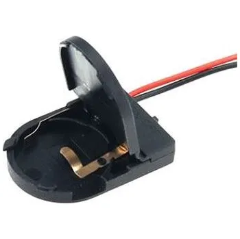 RC model Držák baterie 1x CR2025/2032 s krytem a vypínačem, 3V, drátové vývody