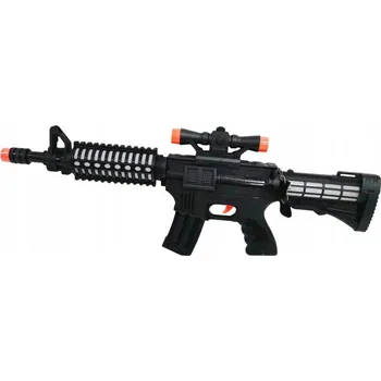 Dětská zbraň Bateriová Puška pro děti, světelné zvukové efekty, Dárek