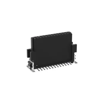 Elektrický konektor Konektor PCB, rozteč: 1.27mm, počet kontaktů: 26, počet řad: 2, Povrchová montáž Female Vertical PCB Connector ERNI