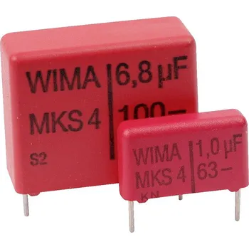 Kondenzátor Wima 1 ks fóliový kondenzátor MKT radiální 100 V/DC, 63 V/AC 10 procent (d x š x v) 31.5 x 13.0 x 24.0 mm