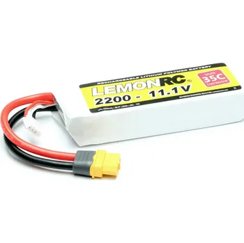 RC vybavení LemonRC 15720 akupack Li-Pol (modelářství), 11.1 V, 2200 mAh, články 3, 35 C, Softcase, XT60