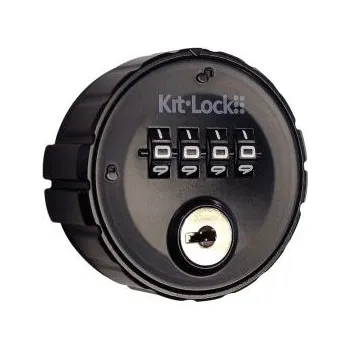 Zámek na kolo Kódový zámek, Slitina zinku, Černé práškové lakování