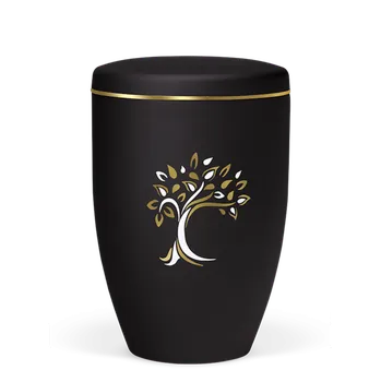 Smuteční dekorace Ekologická urna Baum - Černá