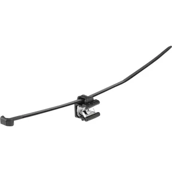 Stahovací páska HellermannTyton 156-00007 T50ROSEC24-MC5-BK-D1 stahovací pásky 200 mm 4.60 mm černá svazkování kabelů bočně vůči montáži 1 ks