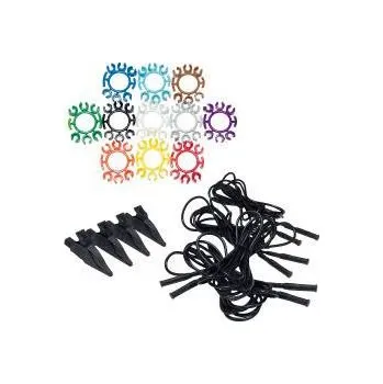 Měřicí kabel Chauvin Arnoux P01295476 Sada 4 měřicích kabelů, 4 krokosvorek a 1 sada označovacích proužků, P01295476, 1 ks