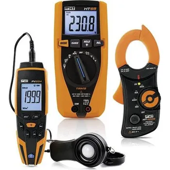 Revizní přístroj HT Instruments SOLAR-KIT VDE tester, sada, 1002290, EN a DE menu