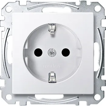 Elektrická zásuvka Merten zásuvka Systéem M polární bílá MEG2300-0419 1 ks