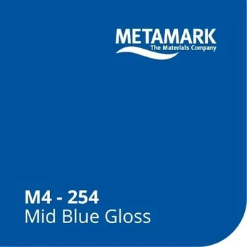 Metamark M4-254 Mid Blue Gloss šíře 122cm