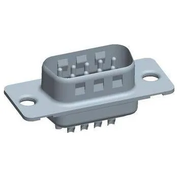 Redukce FCI SUB-D DE09P064HTXLF D-SUB kolíková lišta 180 ° Pólů: 9 pájecí kalíšek 1 ks