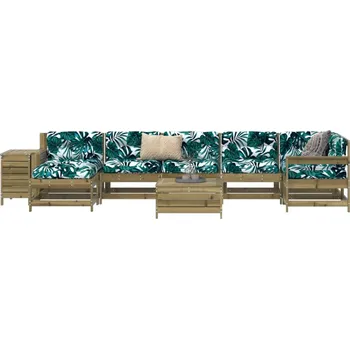 Zahradní lavice zahrada-XL 9dílná zahradní sedací souprava impregnovaná borovice 3250659