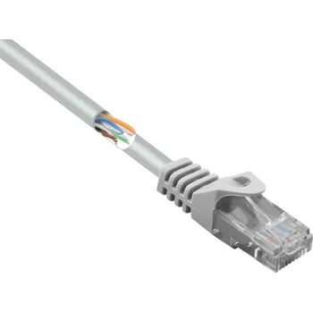 Datový kabel Renkforce RF-5043982 RJ45 síťové kabely, propojovací kabely CAT 5e U/UTP 2.00 m šedá s ochranou 1 ks