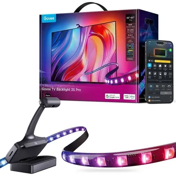 LED páska Govee TV Backlight 3 Pro 55-65" RGBIC, 2,4m (R2A80C11) černý