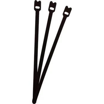 Zip FASTECH® ETK-7-200-9999 kabelový manažer na suchý zip ke spojování háčková a flaušová část (d x š) 200 mm x 7 mm černá 1 ks