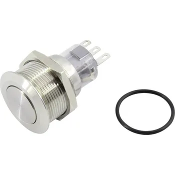 TRU COMPONENTS TC-GQ22-A-11Z/S203, 1602514 tlačítkový spínač, 22 mm, 250 V, 3 A, 1 ks
