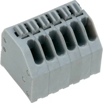 PTR Hartmann 54191100051D pružinová svorkovnice 0.75 mm² Pólů 10 křemenová šedá 1 ks