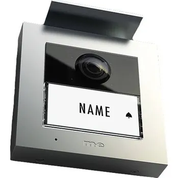 Domovní zvonek m-e modern-electronics VS-21 S LAN, Wi-Fi domovní video telefon venkovní jednotka, stříbrná, 41362