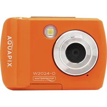 Digitální kompakt Aquapix W2024 Splash Orange digitální fotoaparát 16 Megapixel oranžová vodotěsný