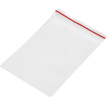 Obal pro sběratelský předmět uzavíratelný sáček bez popisných štítků (š x v) 50 mm x 75 mm transparentní polyetylén 1 ks