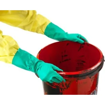 Pracovní rukavice Ansell Rukavice Ano Zelená EN 374 Type A, ISO 18889 Nitril Ano Ano Ano Nitril Ne 8 37-676