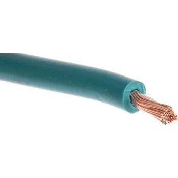 elektrický kabel Automobilový vodič barva Zelená plocha průřezu 1 mm² -40 plus 100 °C 600 V 30m RS PRO Zpomalovač hoření