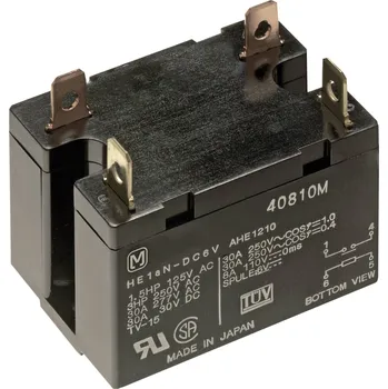 Cívka Panasonic HE1AN240AC, HE1AN240AC relé do DPS, monostabilní, 1 cívka, 30 V/DC, 277 V/AC, 30 A, 1 ks