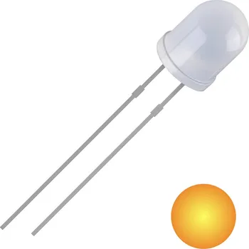 Dioda Quadrios 2111O171 LED s vývody žlutá kulatý 5 mm 700 mcd 30 ° 20 mA 2 V